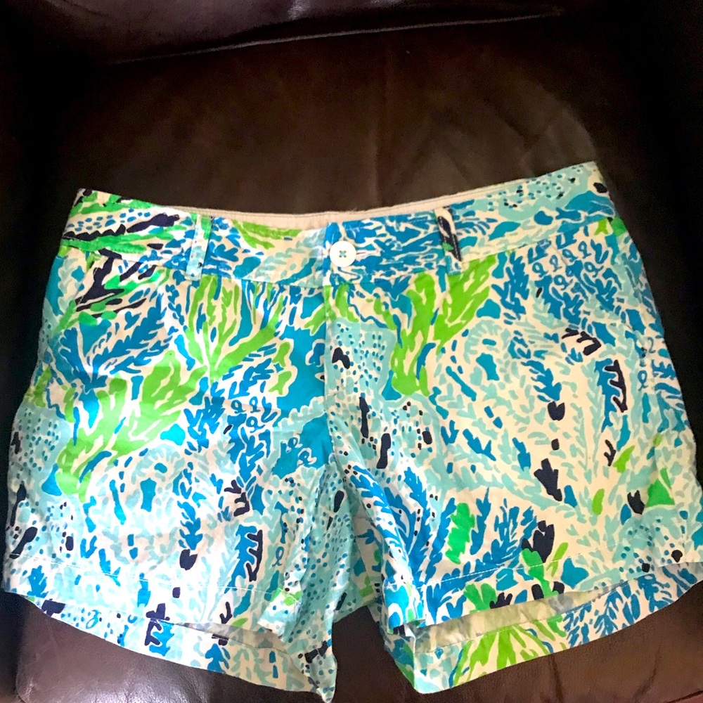 Lily Pulitzer shorts. Great design and color hardly worn